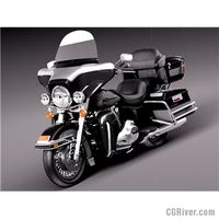 Harley-Davidson Electra Glide 2013 - 3D Model