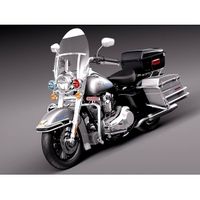 Harley-Davidson Road King NYPD Police 2015 - 3D Model