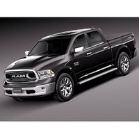 Dodge Ram 1500 Laramie Limited 2015 - 3D Model