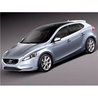 Volvo V40 2013 3D Model