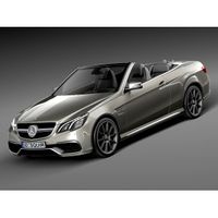 Mercedes-Benz E63 AMG Convertible 2016 - 3D Model