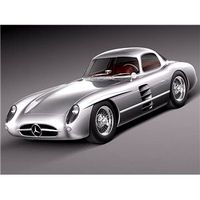 Mercedes-Benz 300 SLR 1955 3D Model