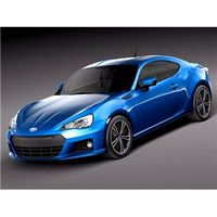 Subaru BRZ 2013 3D Model