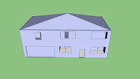 A Modern Jefferson House Model