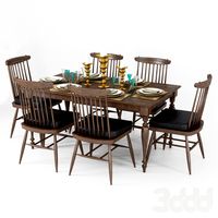 Redhome Set Table Chair 2