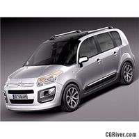 Citroen C3 Picasso 2013 - 3D Model