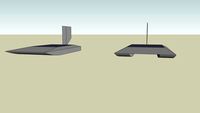 Catamaran and flat bottomed airboats