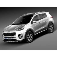 KIA Sportage 2016 - 3D Model