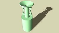 A vase of celadon porcelain