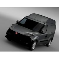 Fiat Doblo XL (263) 2015 - 3D Car for Maya