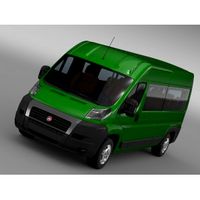 Fiat Ducato Maxi Bus L4H2 2006 - 3D Car for Maya