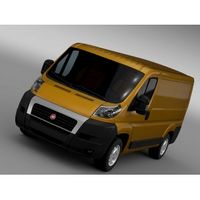 Fiat Ducato Van L1H1 2006 - 3D Car for Maya