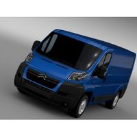 Citroen Relay Van L1H1 2006- 3D Car for Maya