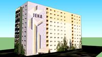 Der 'JENA-BLOCK' in Jena-Lobeda