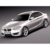BMW 2-series Coupe F22 2014 - 3D Model