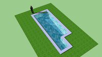 piscina y pista adicional