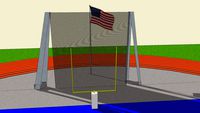 A Fictional AMERICAN Football Stadium