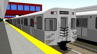 Toronto TTC Subway Trains w/ Subway Station