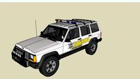 SketchUp County Sheriff Jeep