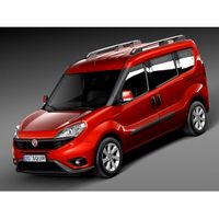 Fiat Doblo Passenger 2015 - 3D Model