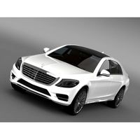AMG Mercedes Benz S 350 BlueTec W222 2013 - 3D Car for Maya