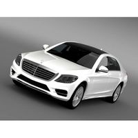 AMG Mercedes Benz S 500 (W222) 2013 - 3D Car for Maya