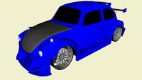 Tuned Volkswagen Beetle