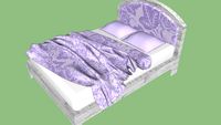 purple bed