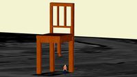 La Chaise Cassée, The Broken Chair