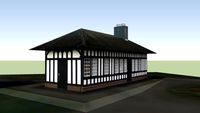 Clarence gardens, bowling green hut