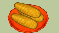corncobs on plate
