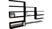 Wooden bookshelf