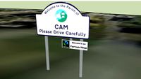 Parish sign #2, Cam