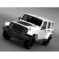 Jeep Wrangler Unlimited Altitude 2014 - 3D Car for Maya