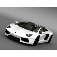 Lamborghini Aventador LP 700 4 Roadster - 3D Car for Maya