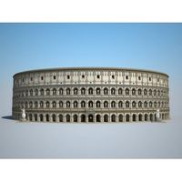 Colosseum New Undamaged - 3D Model