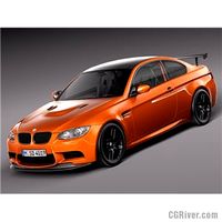 BMW M3 e92 GTS 2011 - 3D Model