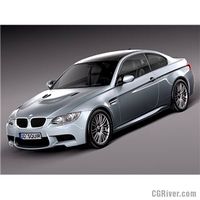 BMW M3 e92 2007-2013 - 3D Model