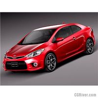Kia Forte Koup 2014 - 3D Model