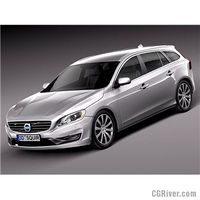Volvo V60 2014 - 3D Model
