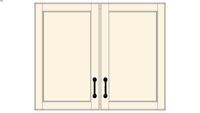 Wall Double Door 27Hx15D