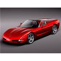 Chevrolet Corvette C5 Convertible 3D Model