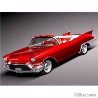 Cadillac Eldorado 1957 Convertible - 3D Model