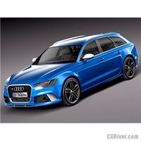 Audi RS6 Avant 2014 - 3D Model