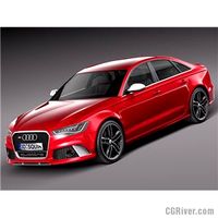 Audi RS6 Sedan 2014 - 3D Model