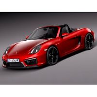 Porsche Boxster GTS 2015 - 3D Model