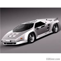 Vector W8 1990–1992 - 3D Model
