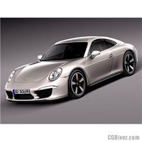 Porsche 911 50th Anniversary Edition 2014 - 3D Model