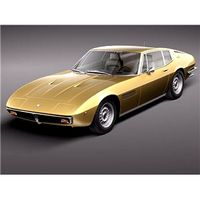 Maserati Ghibli 4900 SS Coupe 1970 3D Model