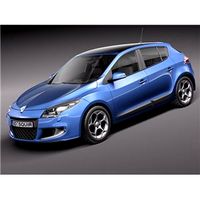 Renault Megane GT 2011 3D Model
